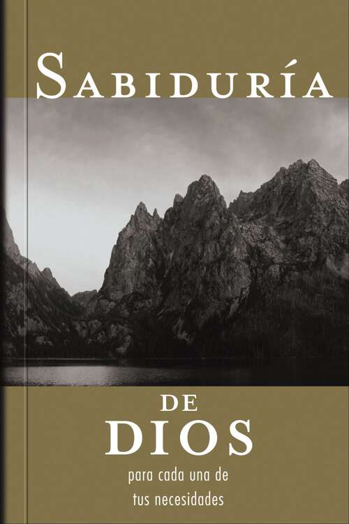 Book cover of Sabiduría de Dios para cada una de tus necesidades