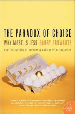 Book cover of The Paradox of Choice