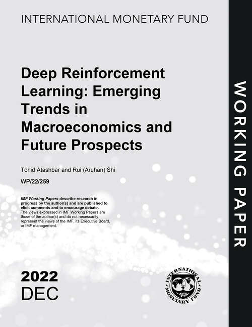 Book cover of Deep Reinforcement Learning: Emerging Trends in Macroeconomics and Future Prospects