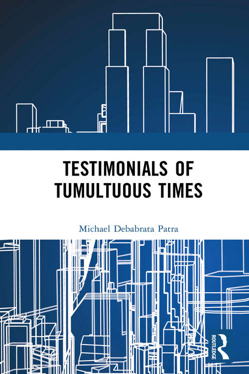 Book cover of Testimonials of Tumultuous Times (1)