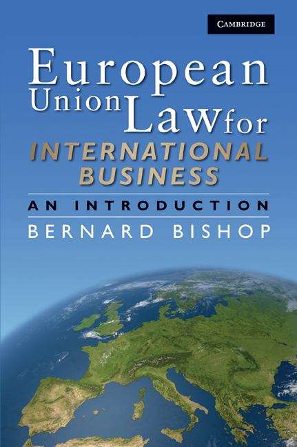 Book cover of European Union Law for International Business