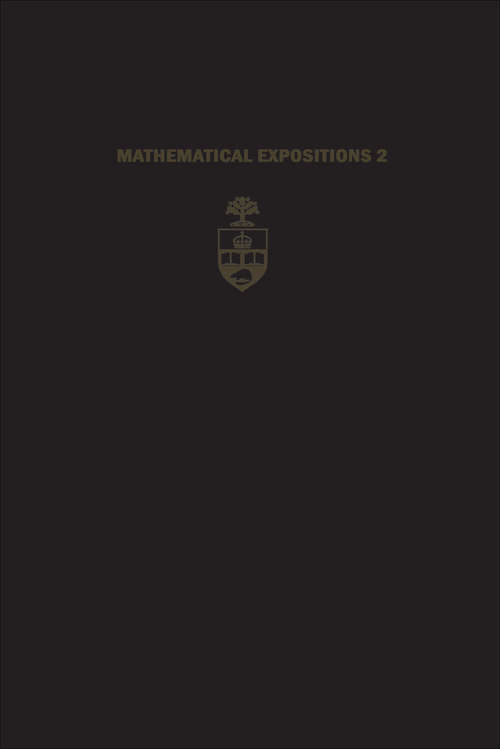 Book cover of Non-Euclidean Geometry (Fifth Edition) (Mathematical Expositions #2)