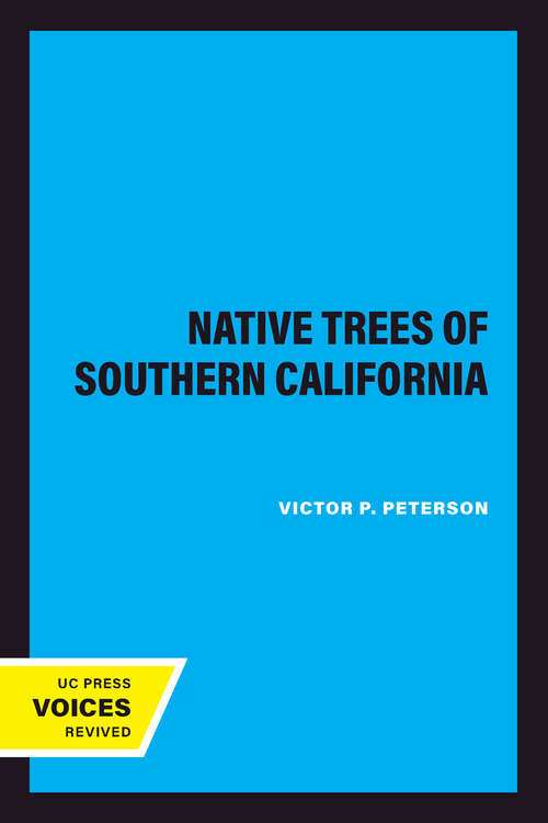 Book cover of Native Trees of Southern California