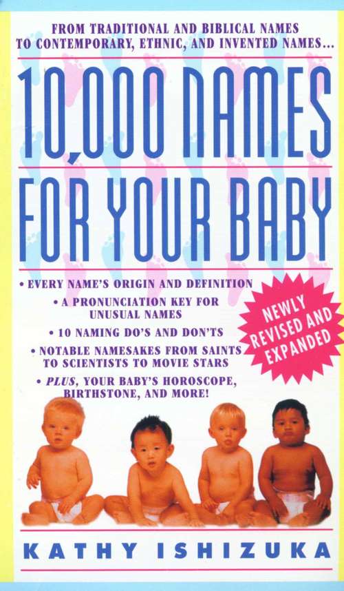 Book cover of 10,000 Names for Your Baby