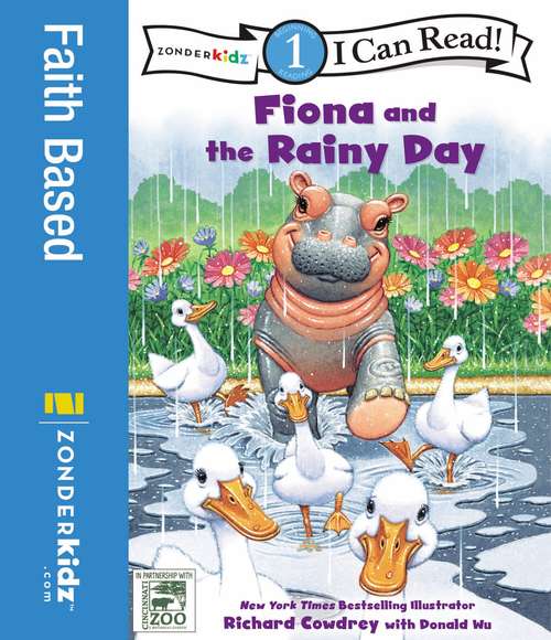 Book cover of Fiona and the Rainy Day: Level 1 (I Can Read! / A Fiona the Hippo Book)
