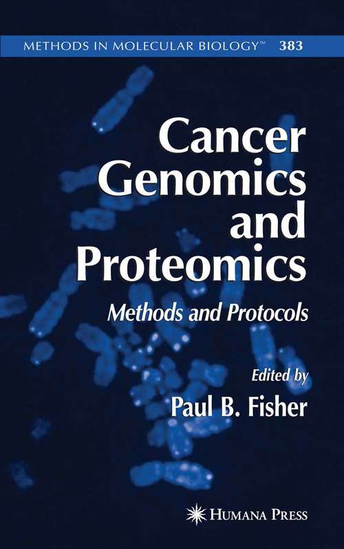 Book cover of Cancer Genomics and Proteomics
