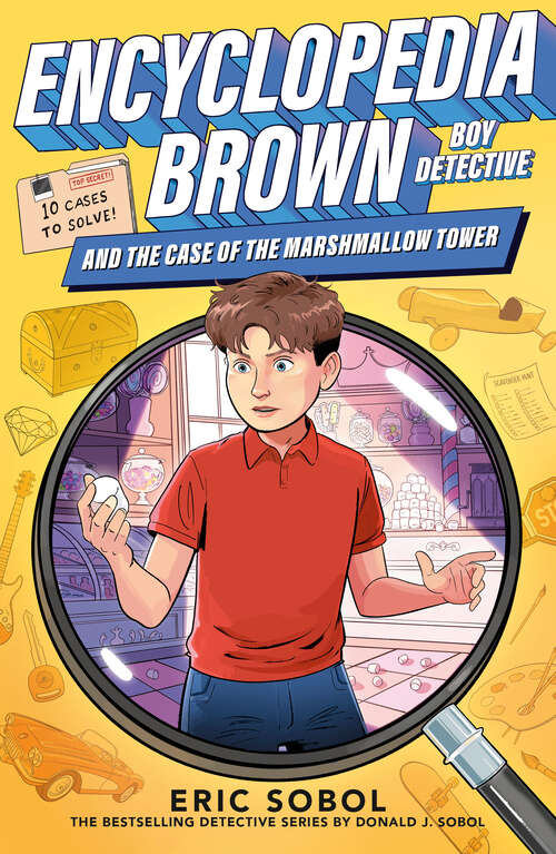 Book cover of Encyclopedia Brown and the Case of the Marshmallow Tower (Encyclopedia Brown)