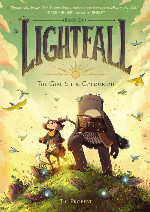Book cover of Lightfall: The Girl & the Galdurian (Lightfall #1)