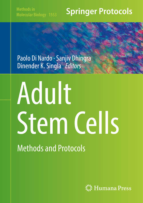 Book cover of Adult Stem Cells
