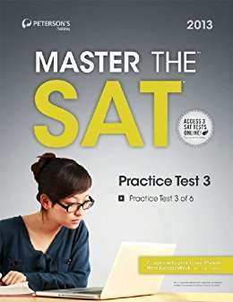 Book cover of Master the SAT 2013: Practice Test 3 of 6