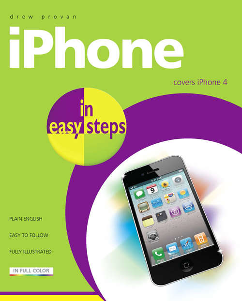 Book cover of iPhone in Easy Steps: Covers iPhone 4