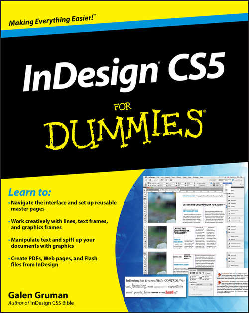 Book cover of InDesign CS4 For Dummies