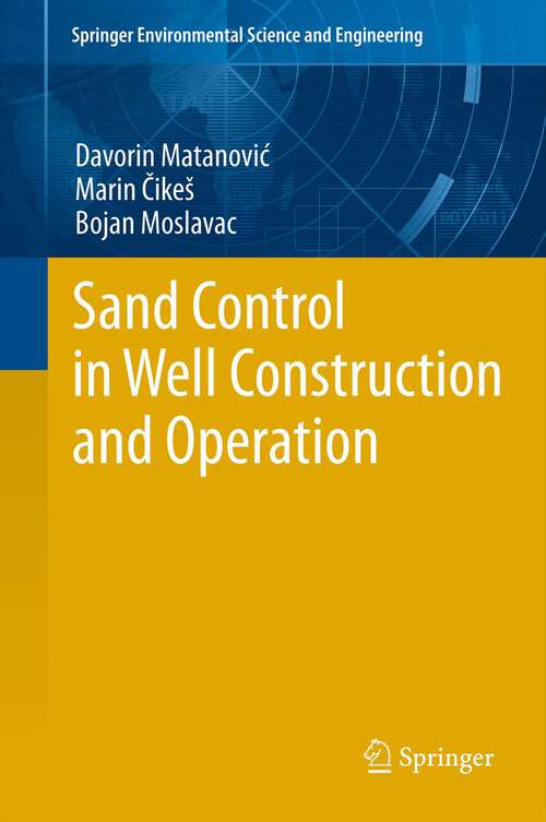 Book cover of Sand Control in Well Construction and Operation