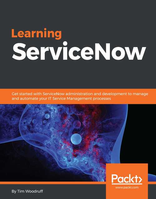 Book cover of Learning ServiceNow