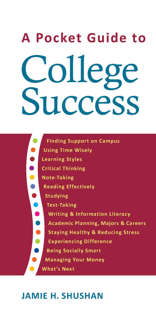 Book cover of A Pocket Guide to College Success