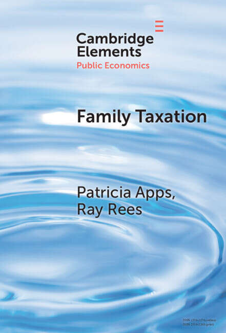 Book cover of Family Taxation (Elements in Public Economics)