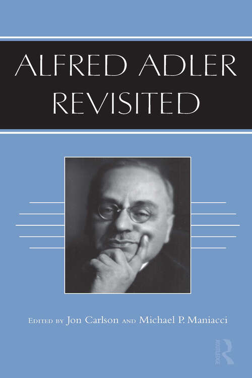 Book cover of Alfred Adler Revisited