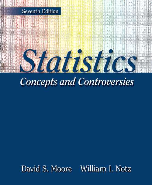 Statistics: Concepts And Controversies