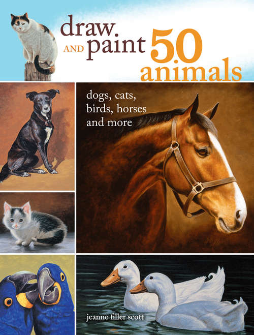 Book cover of Draw and Paint 50 Animals