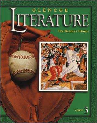 Book cover of Glencoe Literature: Course 3