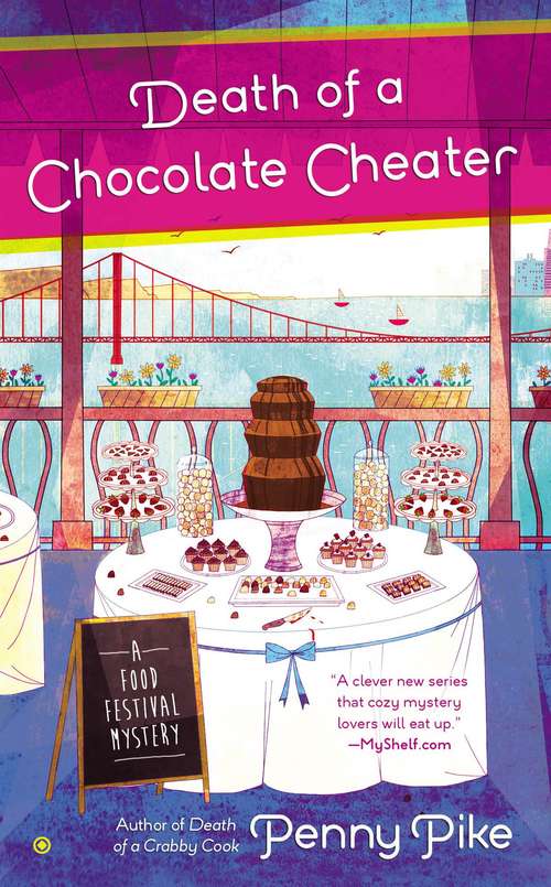 Book cover of Death of a Chocolate Cheater