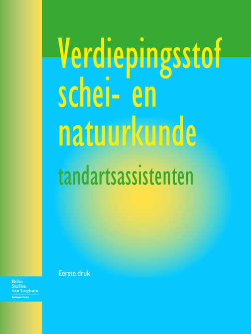Book cover of Verdiepingsstof schei- en natuurkunde TA (1st ed. 2013)