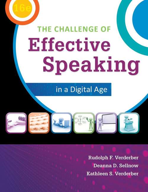 Book cover of The Challenge of Effective Speaking in a Digital Age (Sixteenth Edition)