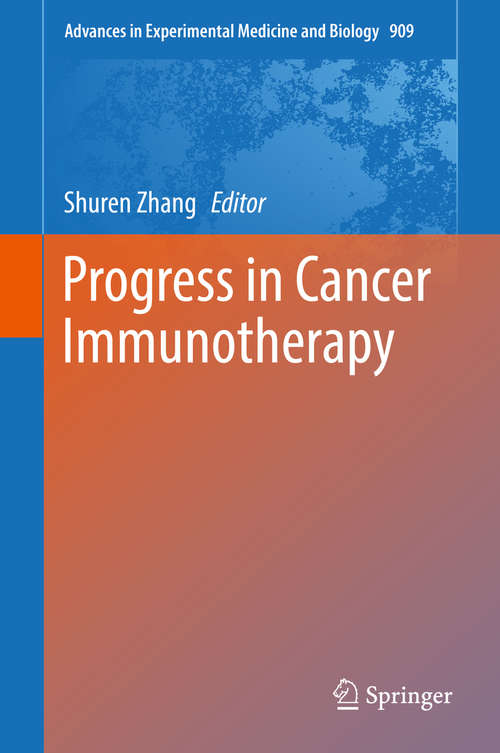 Book cover of Progress in Cancer Immunotherapy
