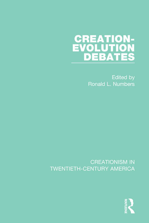 Creation-Evolution Debates