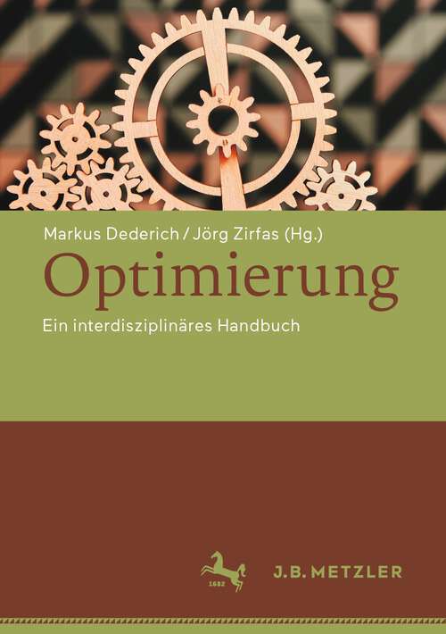 Book cover of Optimierung: Ein interdisziplinäres Handbuch (1. Aufl. 2024)