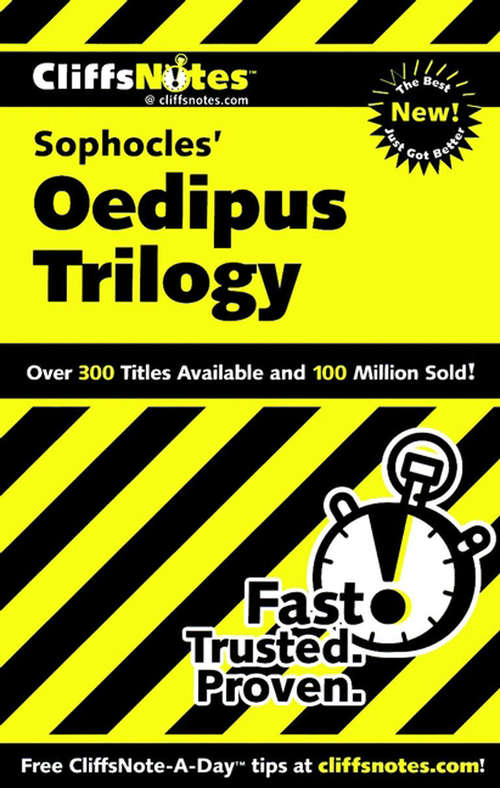 Book cover of CliffsNotes on Sophocles' Oedipus Trilogy