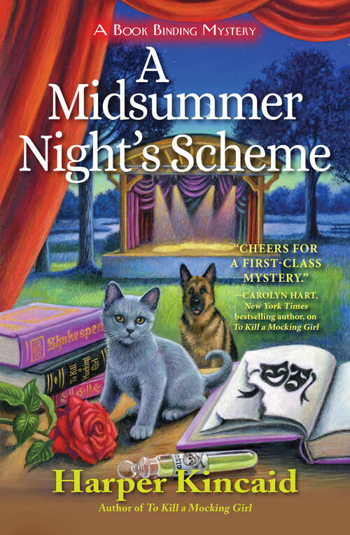Book cover of A Midsummer Night's Scheme (A Bookbinding Mystery #2)