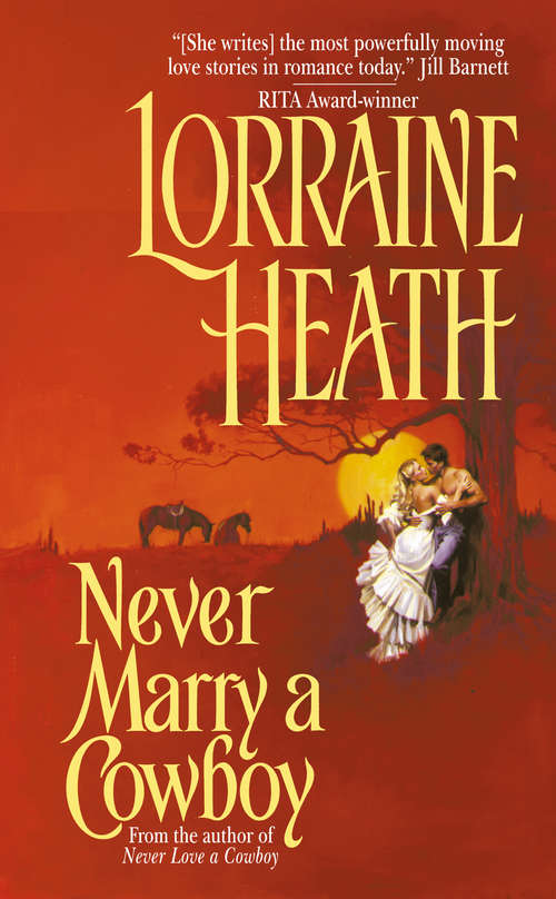 Book cover of Never Marry a Cowboy