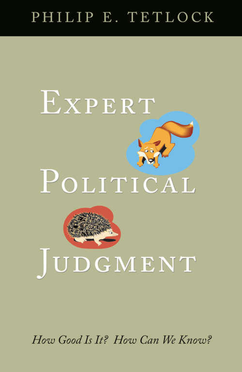 Book cover of Expert Political Judgment