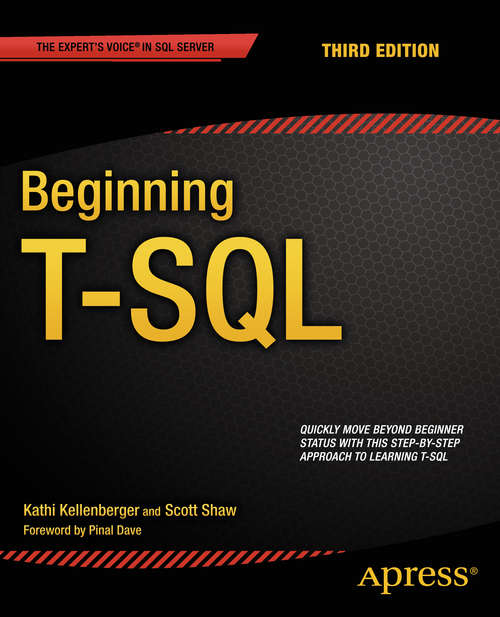 Book cover of Beginning T-SQL