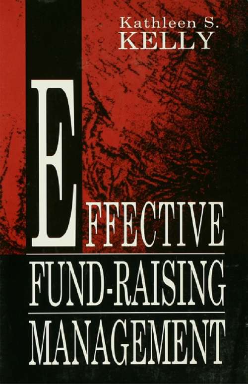 Book cover of Effective Fund-Raising Management