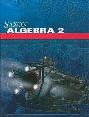 Book cover of Saxon Algebra 2, Student Edition