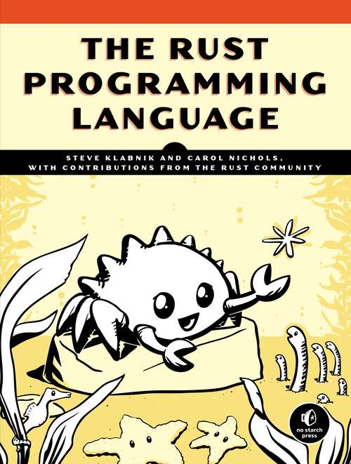 Book cover of The Rust Programming Language