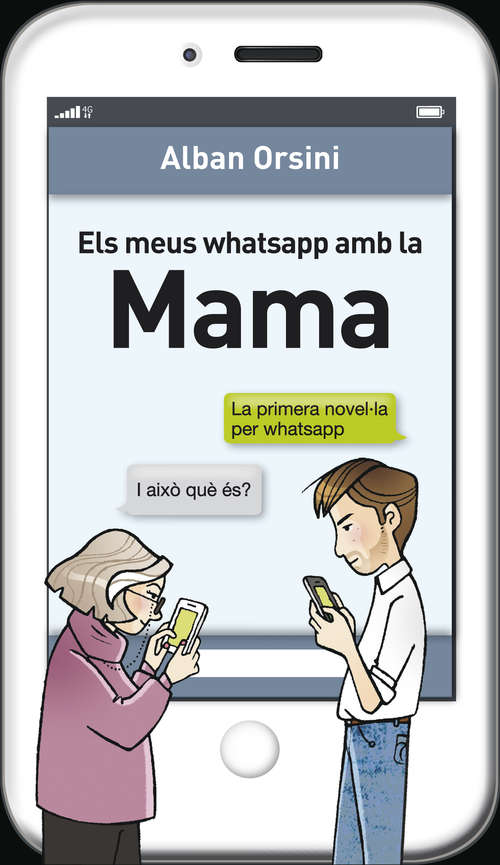 Book cover of Els meus whatsapp amb la mama
