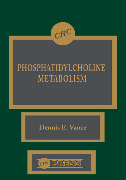 Book cover of Phosphatidylcholine Metabolism