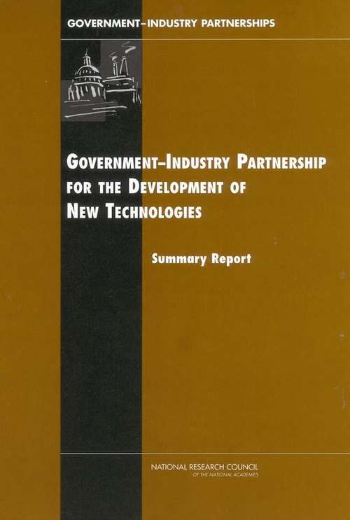 Government-industry Partnerships For The Development Of New Technologies