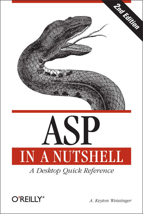 Book cover of ASP in a Nutshell