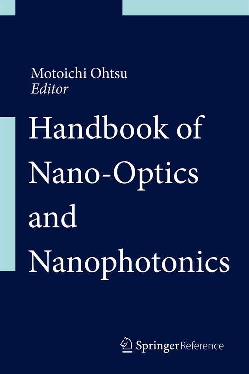 Book cover of Handbook of Nano-Optics and Nanophotonics