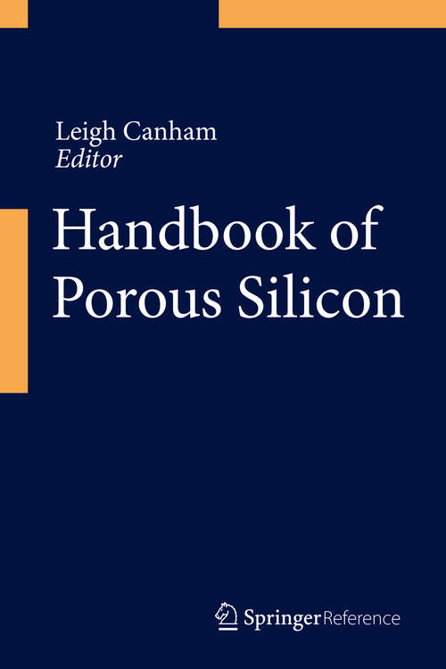 Book cover of Handbook of Porous Silicon