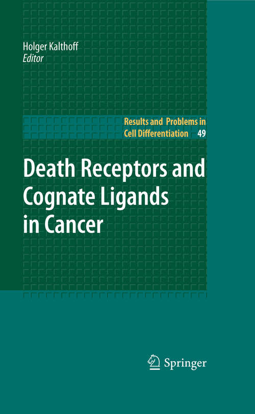 Book cover of Death Receptors and Cognate Ligands in Cancer