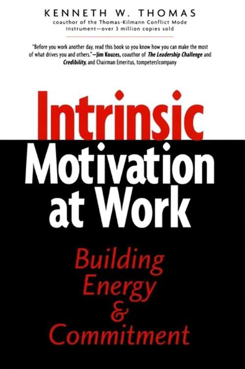 Book cover of Intrinsic Motivation at Work: What Really Drives Employee Engagement