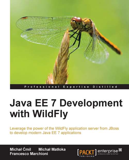 Book cover of Java EE 7 Development with WildFly