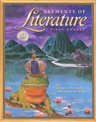 Book cover of Elements of Literature: First Course