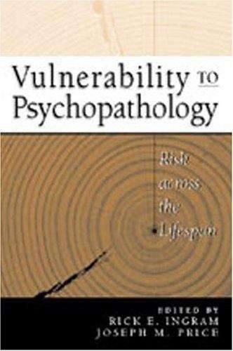 Book cover of Vulnerability to Psychopathology: Risk Across the Lifespan