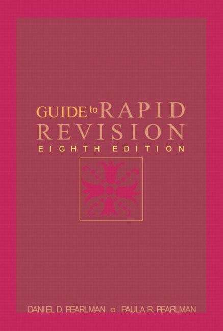 Book cover of Guide to Rapid Revision (8th Edition)